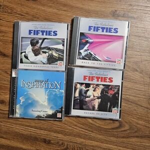 Lot of 4 Time Life The Fabulous Fifties & Songs of Inspiration CDs Pop Rock